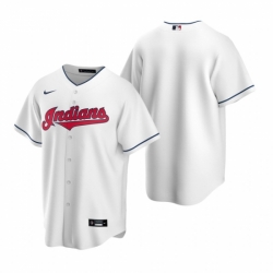 Mens Nike Cleveland Indians Blank White Home Baseball Jersey