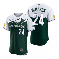 Men Nike Nike Colorado Rockies #24 Ryan McMahon City Connect Stitched Flex Base Baseball Jersey