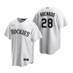 Mens Nike Colorado Rockies 49 Antonio Senzatela Black Alternate Stitched Baseball Jersey