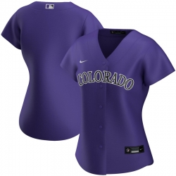 Colorado Rockies Nike Women Alternate 2020 MLB Team Jersey Purple