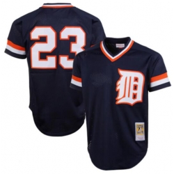 Men Detroit Tigers Kirk Gibson Mitchell & Ness 1984 Authentic Cooperstown Collection Mesh Batting Practice Jersey Navy