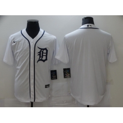 Men Nike Detroit Tigers White blank 2020 Authentic Official Team MLB Jersey