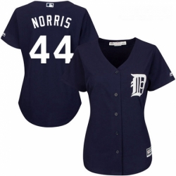 Womens Majestic Detroit Tigers 44 Daniel Norris Authentic Navy Blue Alternate Cool Base MLB Jersey