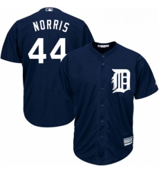 Youth Majestic Detroit Tigers 44 Daniel Norris Authentic Navy Blue Alternate Cool Base MLB Jersey