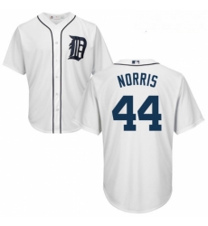 Youth Majestic Detroit Tigers 44 Daniel Norris Authentic White Home Cool Base MLB Jersey