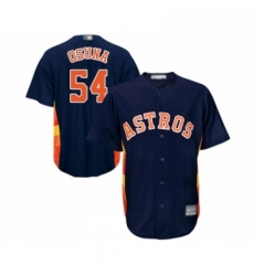 Youth Houston Astros 54 Roberto Osuna Authentic Navy Blue Alternate Cool Base Baseball Jersey 