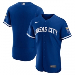 Men Kansas City Royals Blank Blue Flex Base Stitched Jersey