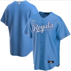 Men Kansas City Royals Nike Blue Blank Jersey