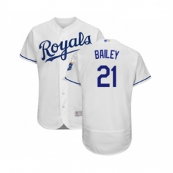 Mens Kansas City Royals 21 Homer Bailey White Flexbase Authentic Collection Baseball Jersey