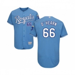 Mens Kansas City Royals 66 Ryan O Hearn Light Blue Alternate Flex Base Authentic Collection Baseball Jersey