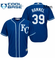 Mens Majestic Kansas City Royals 39 Jason Hammel Replica Blue Alternate 2 Cool Base MLB Jersey