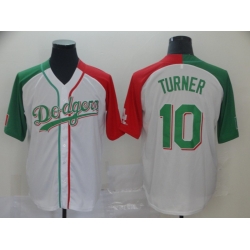 Dodgers 10 Justin Turner White Mexican Heritage Culture Night Jersey Mexico