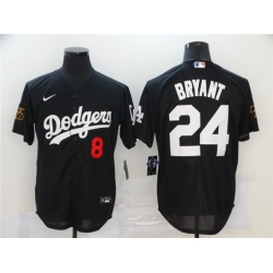 Dodgers 24 Kobe Bryant Black 2020 Nike KB Cool Base Jersey
