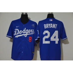 Dodgers 24 Kobe Bryant Royal 2020 Nike KB Cool Base Jerseys