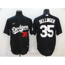 Dodgers 35 Cody Bellinger Black 2020 Nike Flexbase Jersey