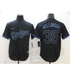 Dodgers 35 Cody Bellinger Black Shadow 2020 Nike Cool Base Jersey
