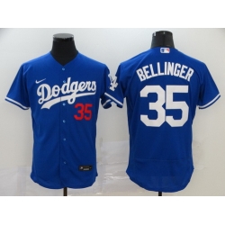 Dodgers 35 Cody Bellinger Royal 2020 Nike Flexbase Jersey