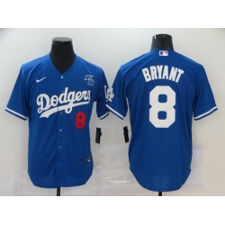 Dodgers 8 Kobe Bryant Royal 2020 Nike KB Cool Base Jersey