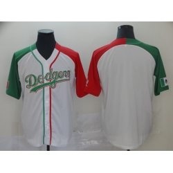 Dodgers Blank White Mexican Heritage Culture Night Jersey Mexico