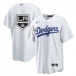 Men Los Angeles Dodgers  26 Kings White Cool Base Stitched Jersey
