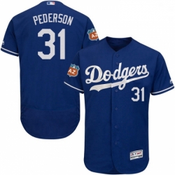Mens Majestic Los Angeles Dodgers 31 Joc Pederson Royal Blue Flexbase Authentic Collection MLB Jersey