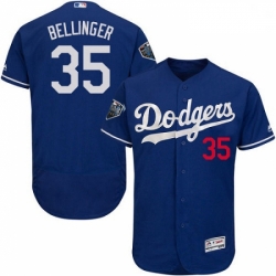 Mens Majestic Los Angeles Dodgers 35 Cody Bellinger Royal Blue Alternate Flex Base Authentic Collection MLB Jersey