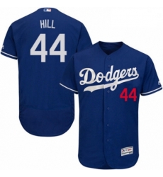 Mens Majestic Los Angeles Dodgers 44 Rich Hill Royal Blue Alternate Flex Base Authentic Collection MLB Jersey
