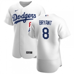 Nike Dodgers 8 Kobe Bryant White Flexbase Jersey