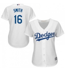 Will Smith Womens Los Angeles Dodgers White Authentic Cool Base Home Jersey Majestic