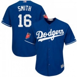 Will Smith Youth Los Angeles Dodgers Royal Replica Cool Base 2018 Spring Training Jersey Majestic