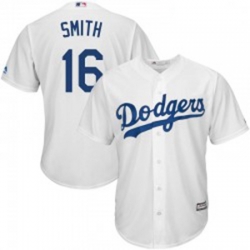 Will Smith Youth Los Angeles Dodgers White Replica Cool Base Home Jersey Majestic