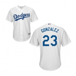 Youth Los Angeles Dodgers Adrian Gonzalez White Authentic Home Cool Base MLB Jersey