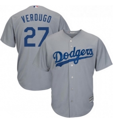 Youth Los Angeles Dodgers Alex Verdugo Gray Cool Base Road Player MLB Jersey