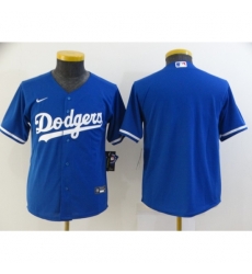 Youth Nike Los Angeles Dodgers Blank Royal Alternate Stitched Baseball Jersey
