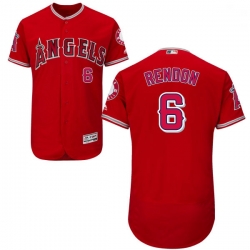 Men Anthony Rendon Los Angeles Angels Red Flex base Jersey