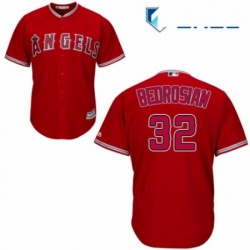 Youth Majestic Los Angeles Angels of Anaheim 32 Cam Bedrosian Authentic Red Alternate Cool Base MLB Jersey 