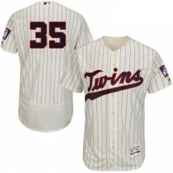Mens Majestic Minnesota Twins 35 Michael Pineda Cream Alternate Flex Base Authentic Collection MLB Jersey