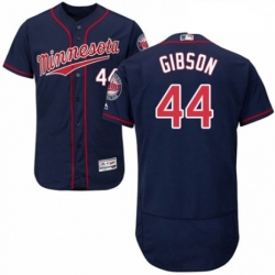 Mens Majestic Minnesota Twins 44 Kyle Gibson Authentic Navy Blue Alternate Flex Base Authentic Collection MLB Jersey