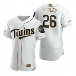Minnesota Twins 26 Max Kepler White Nike Mens Authentic Golden Edition MLB Jersey