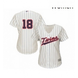 Womens Minnesota Twins 18 Mitch Garver Replica Cream Alternate Cool Base Baseball Jersey 