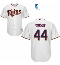 Youth Majestic Minnesota Twins 44 Kyle Gibson Replica White Home Cool Base MLB Jersey 