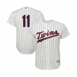 Youth Minnesota Twins 11 Jorge Polanco Replica Cream Alternate Cool Base Baseball Jersey 