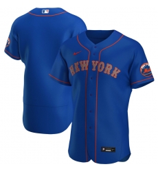 Men New York Mets Men Nike Royal Alternate 2020 Flex Base Team MLBJersey
