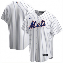 Men New York Mets Nike White Blank Jersey