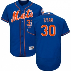 Mens Majestic New York Mets 30 Nolan Ryan Royal Blue Alternate Flex Base Authentic Collection MLB Jersey