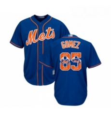 Mens New York Mets 85 Carlos Gomez Authentic Royal Blue Team Logo Fashion Cool Base Baseball Jersey 