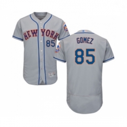 Mens New York Mets 85 Carlos Gomez Grey Road Flex Base Authentic Collection Baseball Jersey