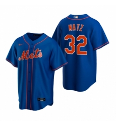 Mens Nike New York Mets 32 Steven Matz Royal Alternate Stitched Baseball Jerse
