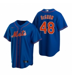 Mens Nike New York Mets 48 Jacob deGrom Royal Alternate Stitched Baseball Jerse