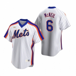 Mens Nike New York Mets 6 Jeff McNeil White Cooperstown Collection Home Stitched Baseball Jersey